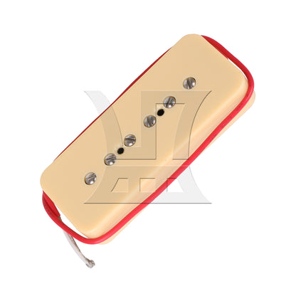 BQLZR 4 Pieces Cream Color Single Coil Pickups & Screws Parts for Electric Guitar