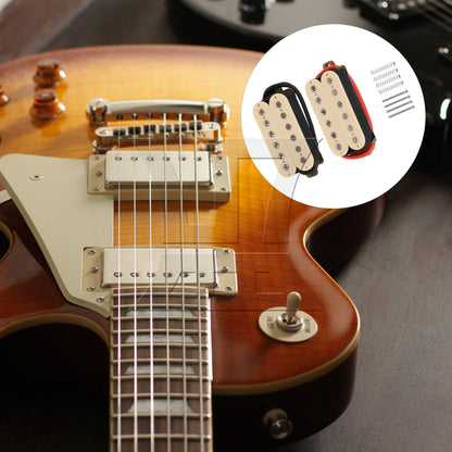 LZR 3 sets of HBC-IV frameless dual coil pickups in yellow (with Yibuy brand box) (2 per set)