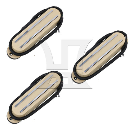 BQLZR Dual Coil Pickup Magnetic Humbucker for Electric Guitar Cream