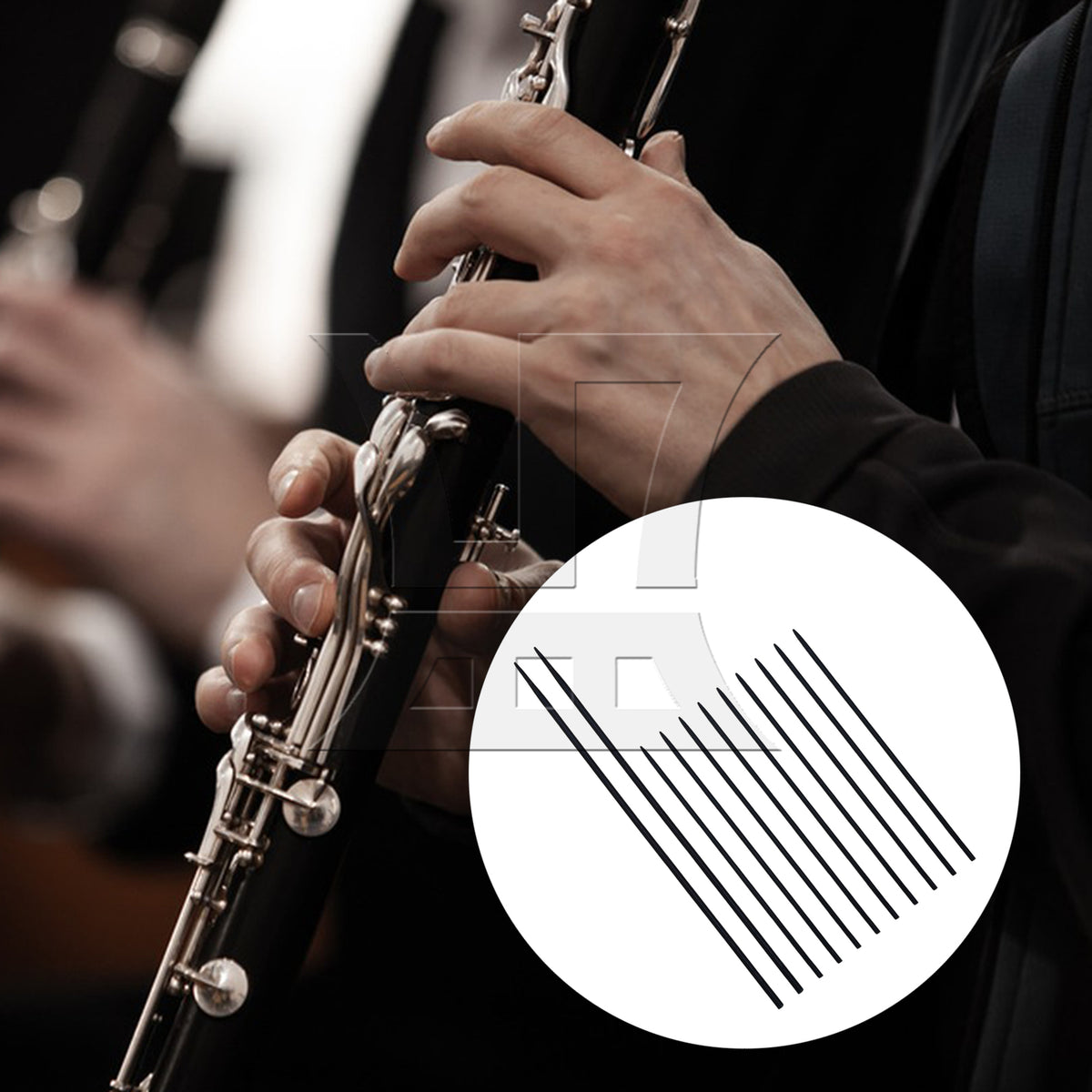 BQLZR 2 sets of clarinet tubes, reed needles