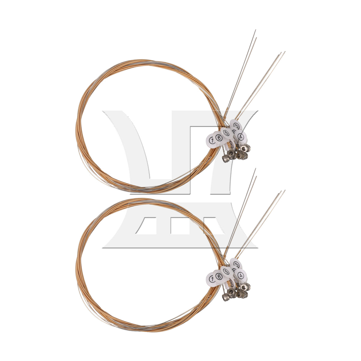 BQLZR 20pcs Steel Lyre Harp String Silver 10 String for Music Enlightenment Classroom Teaching