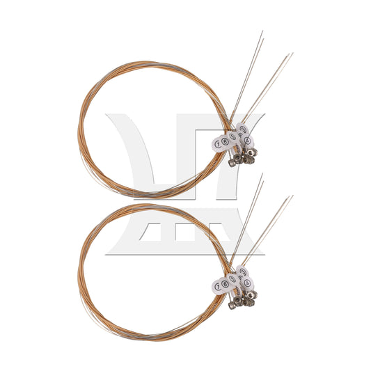 BQLZR 20pcs Steel Lyre Harp String Silver 10 String for Music Enlightenment Classroom Teaching