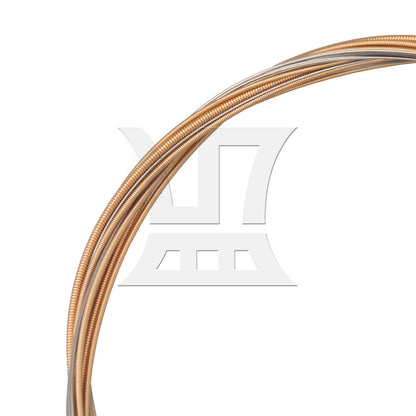 BQLZR 20pcs Steel Lyre Harp String Silver 10 String for Music Enlightenment Classroom Teaching