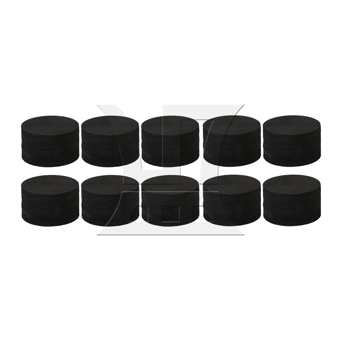 BQLZR 10pcs Sponge Electronic Drum Piezo Trigger Cone 3.6x2cm Black for Refurbishment of Second-Hand Electronic Drums
