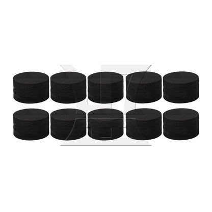 BQLZR 10pcs Sponge Electronic Drum Piezo Trigger Cone 3.6x2cm Black for Refurbishment of Second-Hand Electronic Drums