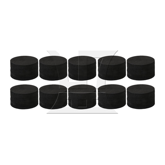 BQLZR 10pcs Sponge Electronic Drum Piezo Trigger Cone 3.6x2cm Black for Refurbishment of Second-Hand Electronic Drums