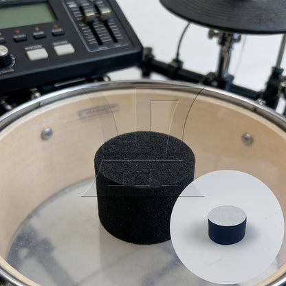 BQLZR 10pcs Sponge Electronic Drum Piezo Trigger Cone 3.6x2cm Black for Refurbishment of Second-Hand Electronic Drums