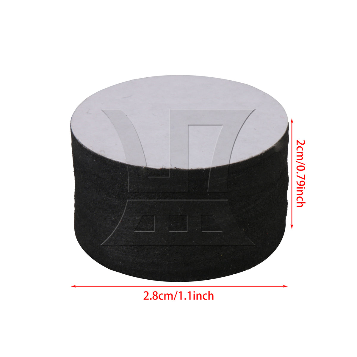 BQLZR 10pcs Sponge Electronic Drum Piezo Trigger Cone 3.6x2cm Black for Refurbishment of Second-Hand Electronic Drums