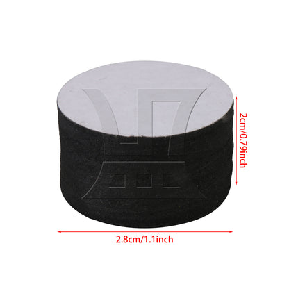 BQLZR 10pcs Sponge Electronic Drum Piezo Trigger Cone 3.6x2cm Black for Refurbishment of Second-Hand Electronic Drums