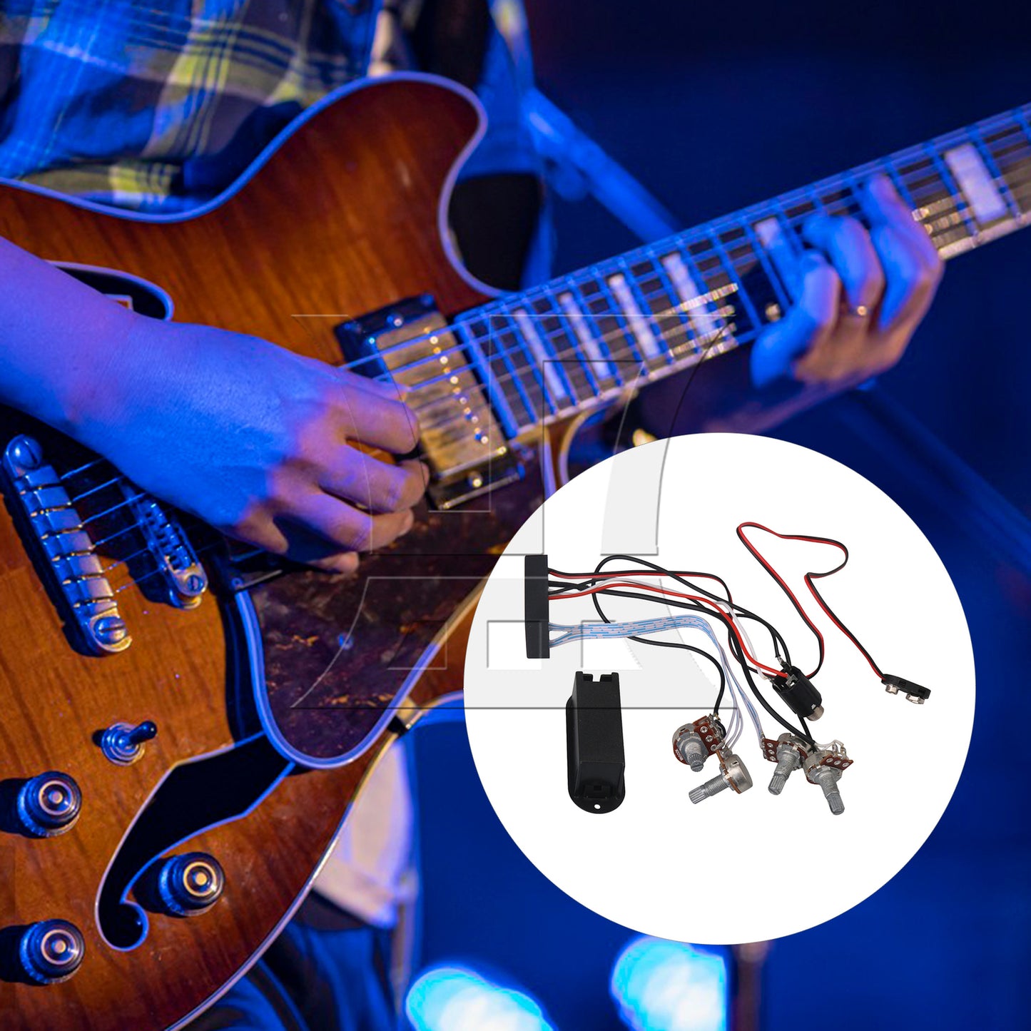 BQLZR 2 Set Band Bass Pickup Preamp Circuit Pure and Powerful
