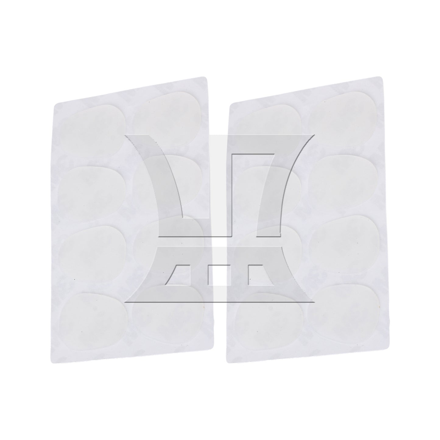 BQLZR 16pcs Oval Saxophone Mouthpiece Cushion Transparent Pads 0.8mm Thic Easy to Install