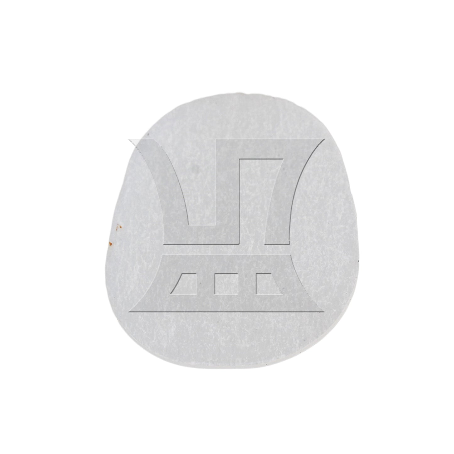 BQLZR 16pcs Oval Saxophone Mouthpiece Cushion Transparent Pads 0.8mm Thic Easy to Install