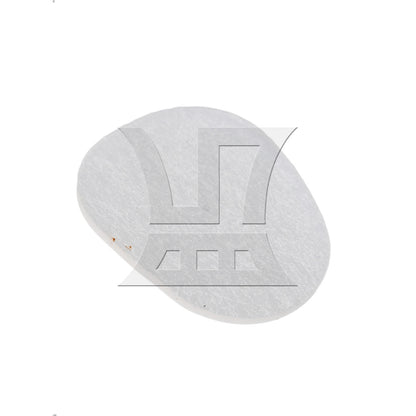 BQLZR 16pcs Oval Saxophone Mouthpiece Cushion Transparent Pads 0.8mm Thic Easy to Install