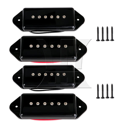 BQLZR DP90-BK Magnetic Guitar Pickup Silver for Band Rehearsals