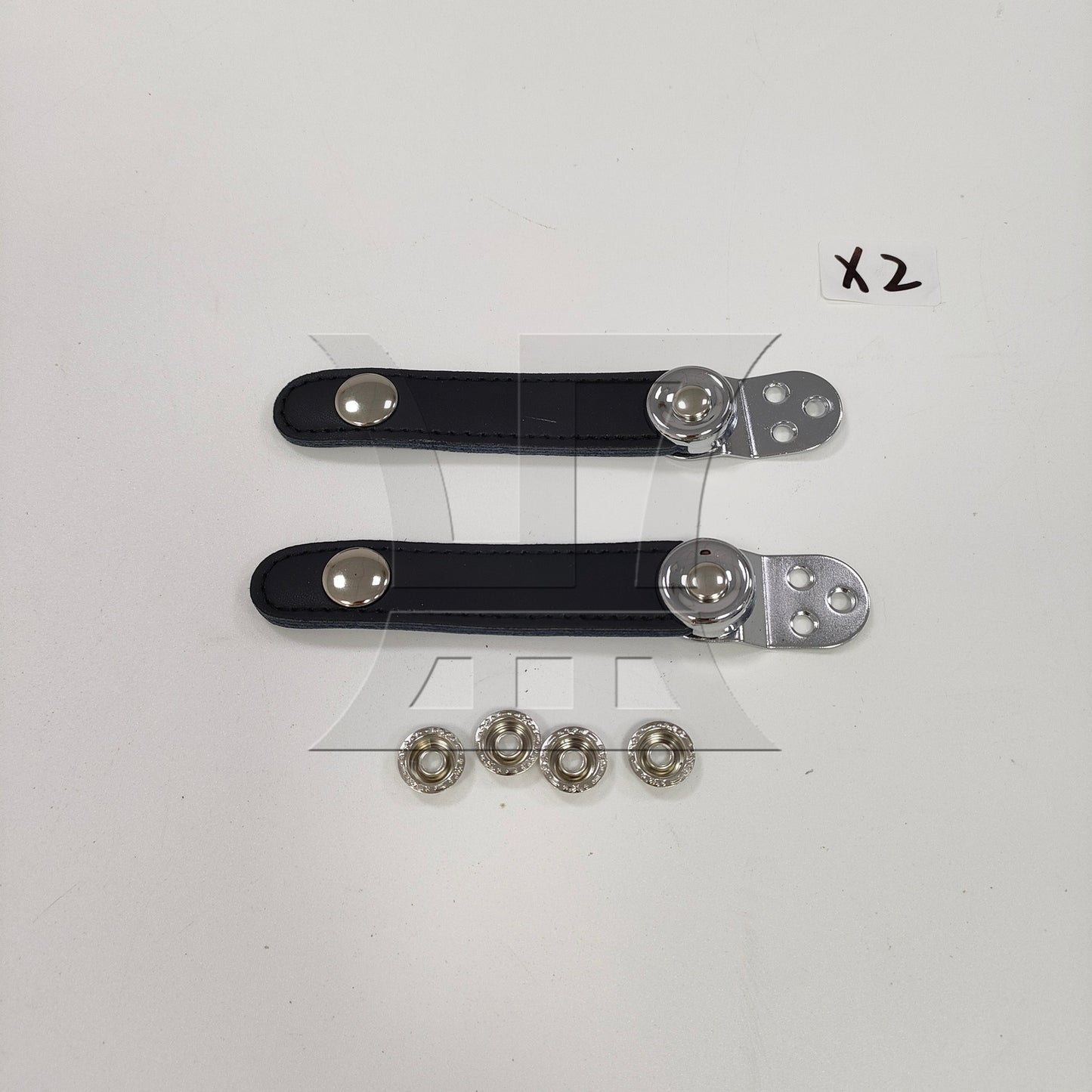 BQLZR  2 sets of 7.8cm accordion bellows straps with metal ends