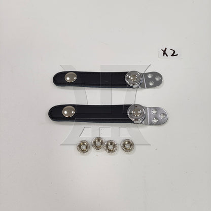 BQLZR  2 sets of 7.8cm accordion bellows straps with metal ends