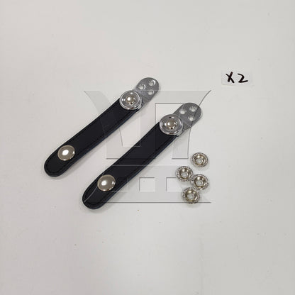 BQLZR  2 sets of 7.8cm accordion bellows straps with metal ends