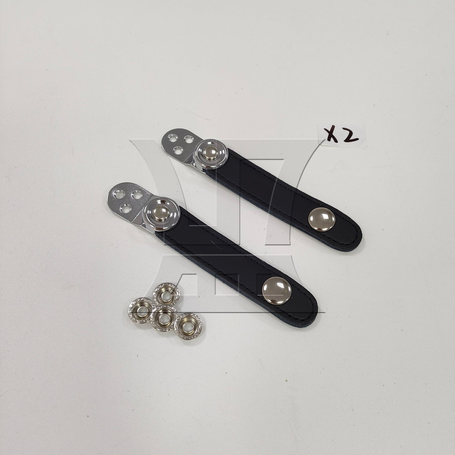 BQLZR  2 sets of 7.8cm accordion bellows straps with metal ends