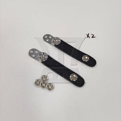 BQLZR  2 sets of 7.8cm accordion bellows straps with metal ends