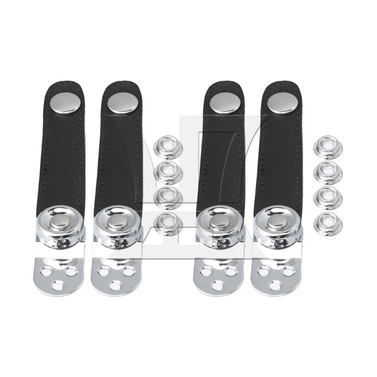 BQLZR  2 sets of 7.8cm accordion bellows straps with metal ends
