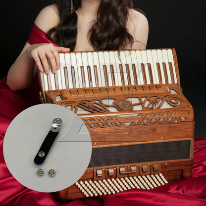 BQLZR  2 sets of 7.8cm accordion bellows straps with metal ends