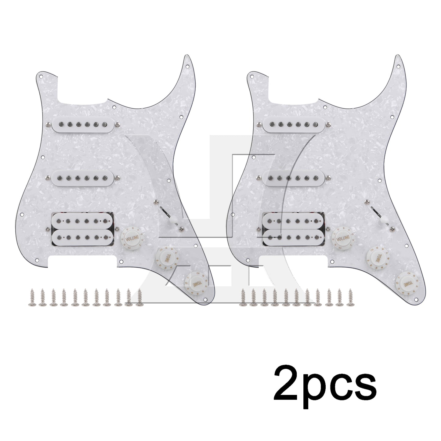BQLZR Black Plastic Humbucker Pickup Mounting Frames for Electric Guitar