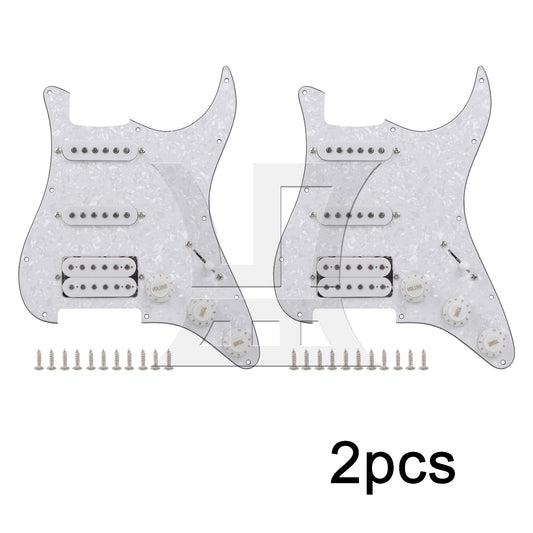 BQLZR Black Plastic Humbucker Pickup Mounting Frames for Electric Guitar