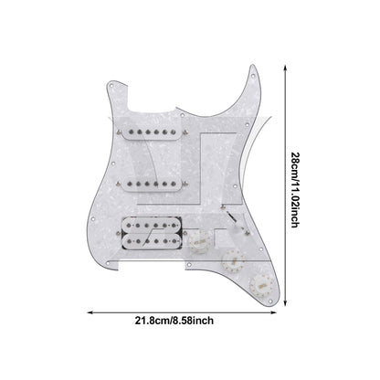 BQLZR Black Plastic Humbucker Pickup Mounting Frames for Electric Guitar