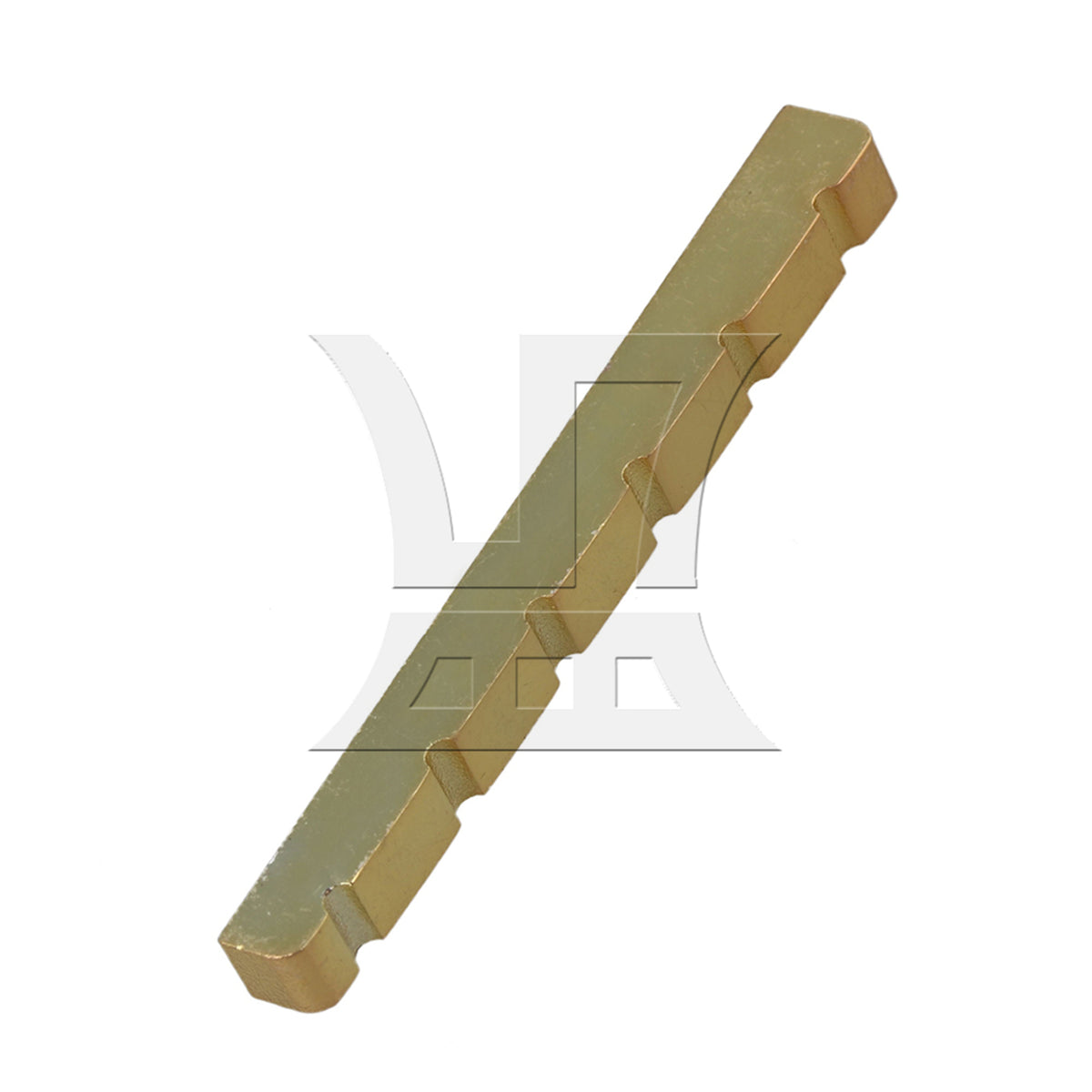 BQLZR Zinc Alloy Six String Electric Guitar Nut Gold 4.2x0.36x0.46cm for Guitar Enthusiasts