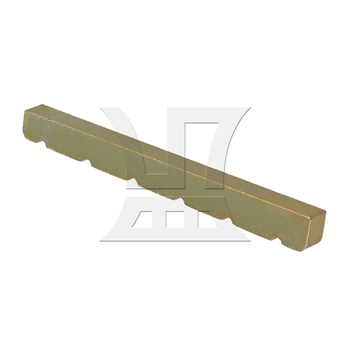 BQLZR Zinc Alloy Six String Electric Guitar Nut Gold 4.2x0.36x0.46cm for Guitar Enthusiasts