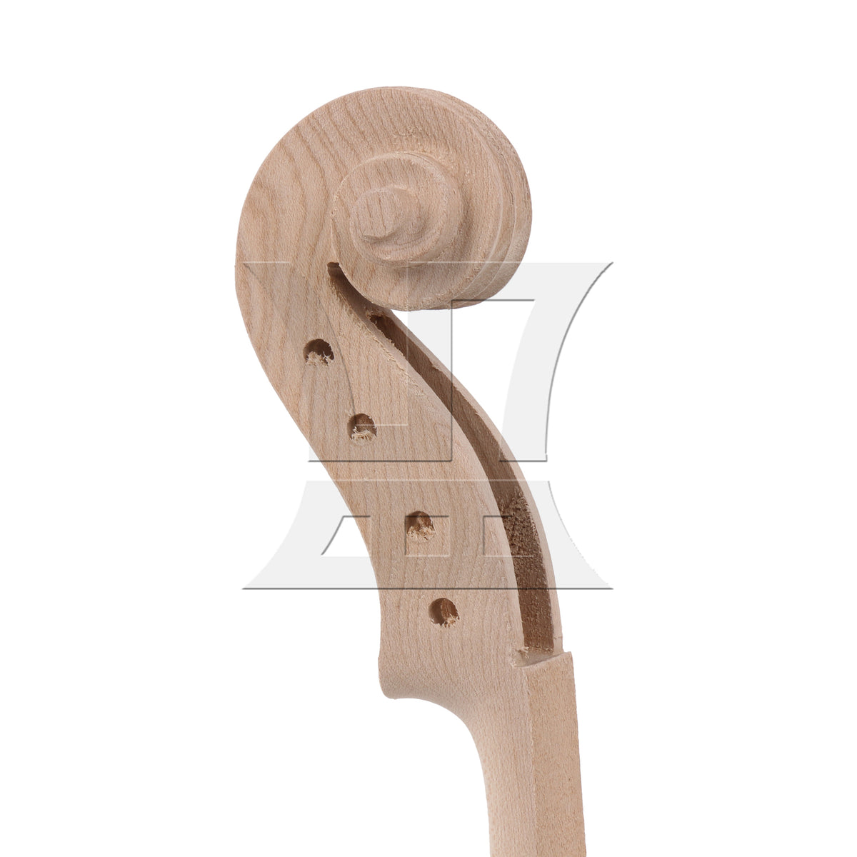 BQLZR 3pcs DIY Maple Violin Neck 4/4 Wood Color for Violin Neck Making