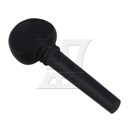BQLZR 2 Sets Wood Violin Tuning Peg and End Pin 3/4 Black for Violin Enthusiasts Diy Modification