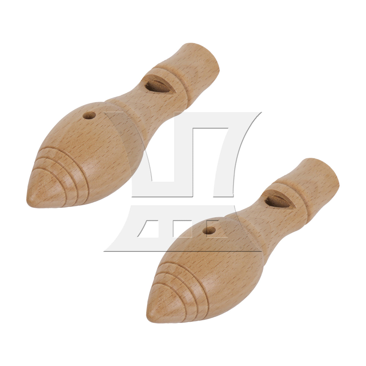 BQLZR 2pcs Orff Early Training Teaching Aids Wooden Bird Caller Whistle Chirping Long Type for Training Tools