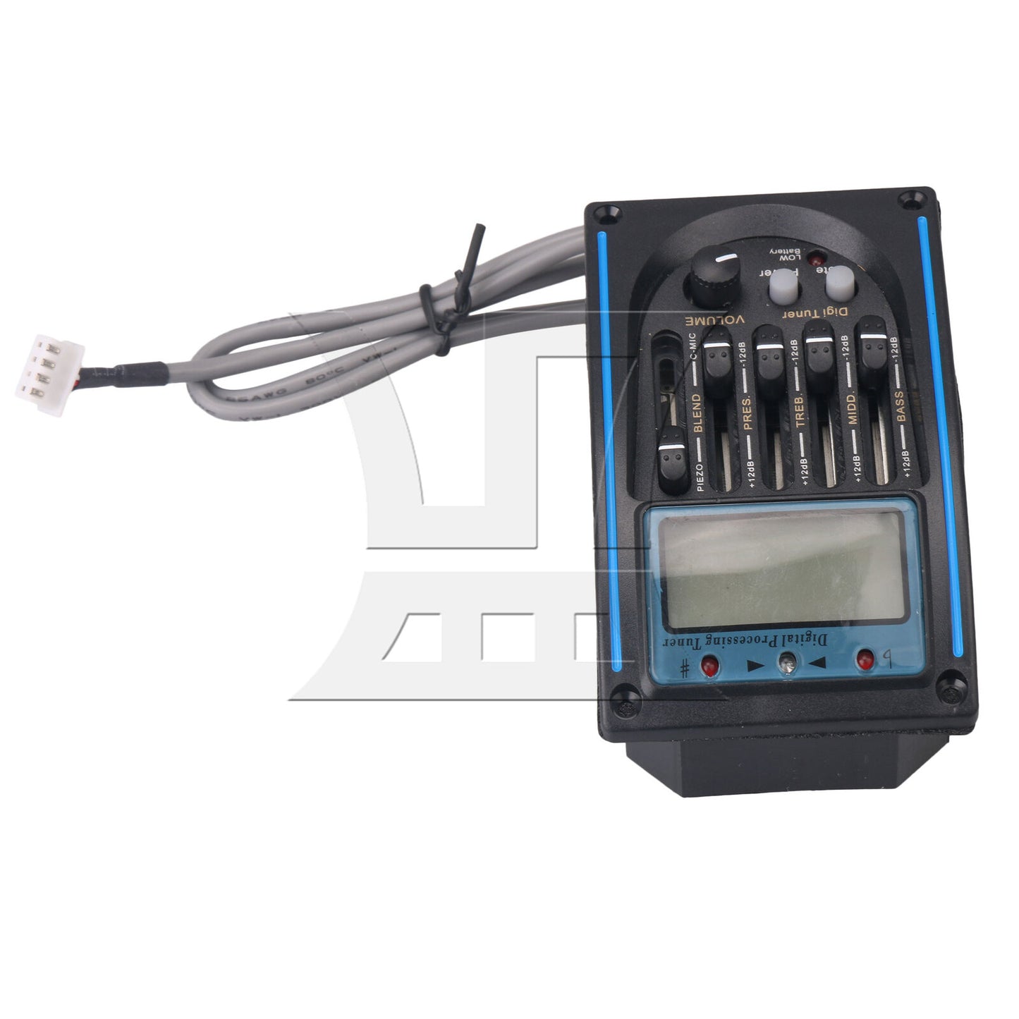 BQLZR 2 Sets RK-4M5-Band EQ with LCD Tuner and Microphone Guitar Replacement Parts