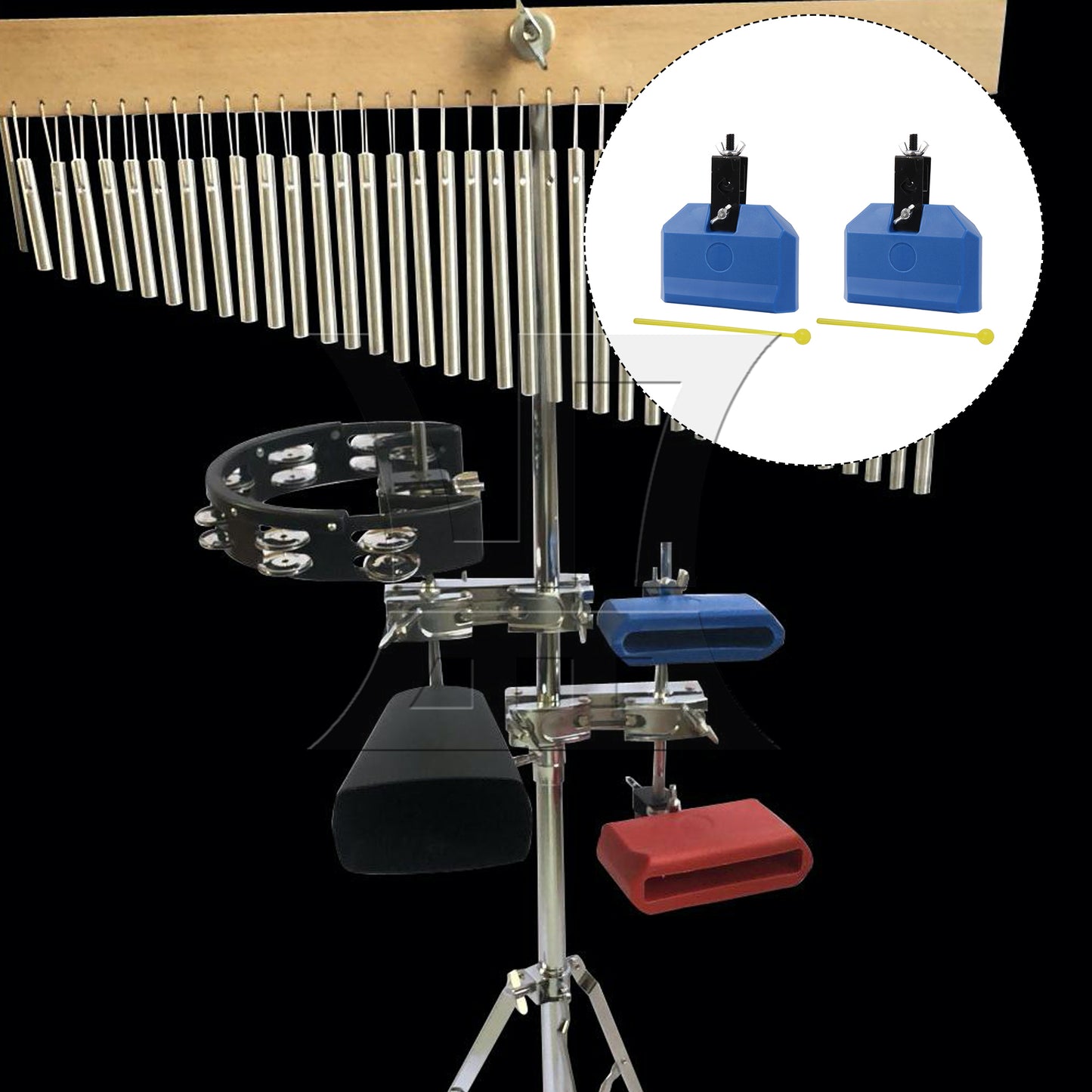 BQLZR  Drum Block Plastic Percussion Instruments Block Integral Clam