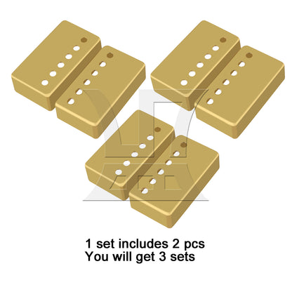 BQLZR 3 sets of gold guitar metal pickup housings