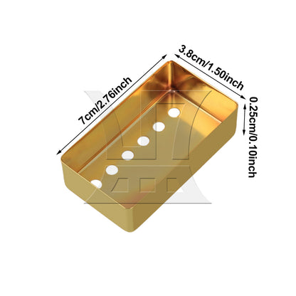 BQLZR 3 sets of gold guitar metal pickup housings