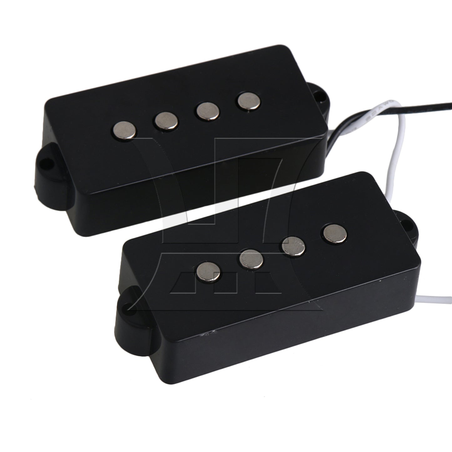BQLZR 2 sets of guitar bass amplifier circuit+JB/PB pickup combination black