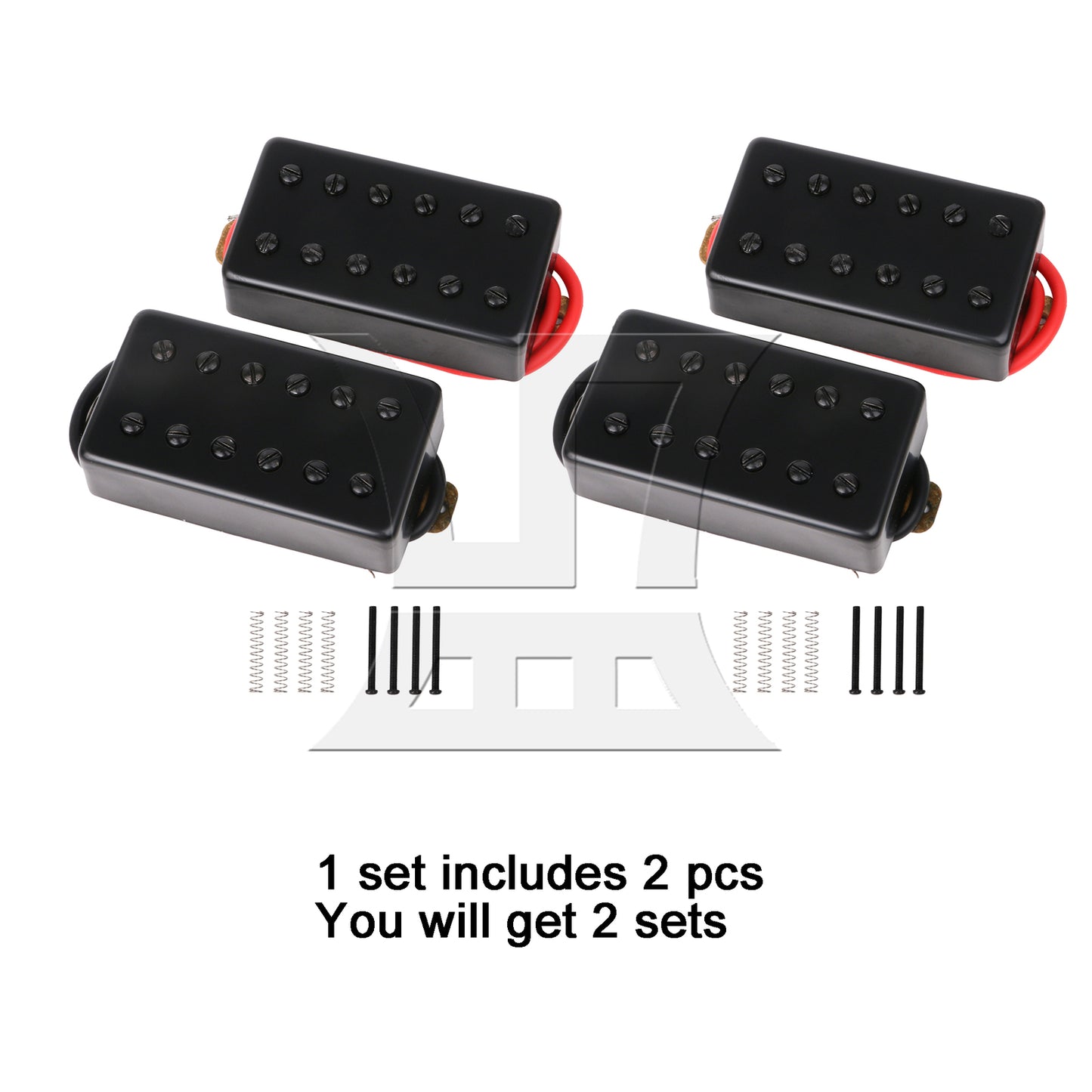 BQLZR Dual Coil Pickups for Electric Guitar Part N B 7.2 k 15 k w/ Screwdriver Set