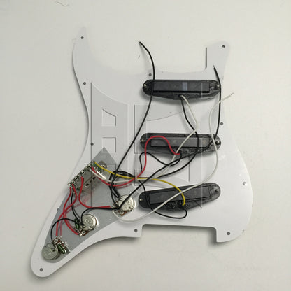 BQLZR Loaded Pickguard white Pearl 3 Single Coil for Guitar