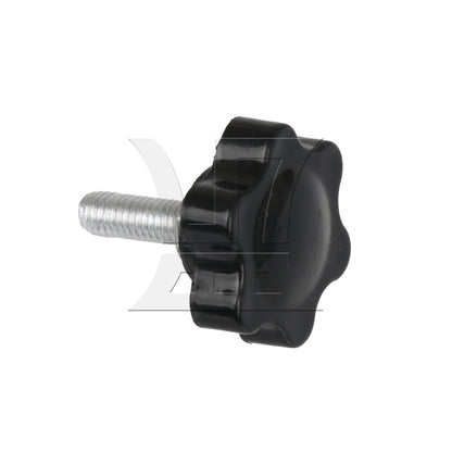 BQLZR  Hex Shaped Metal Clamping Screws Hand Star Knobs with Nuts M5 x 16mm