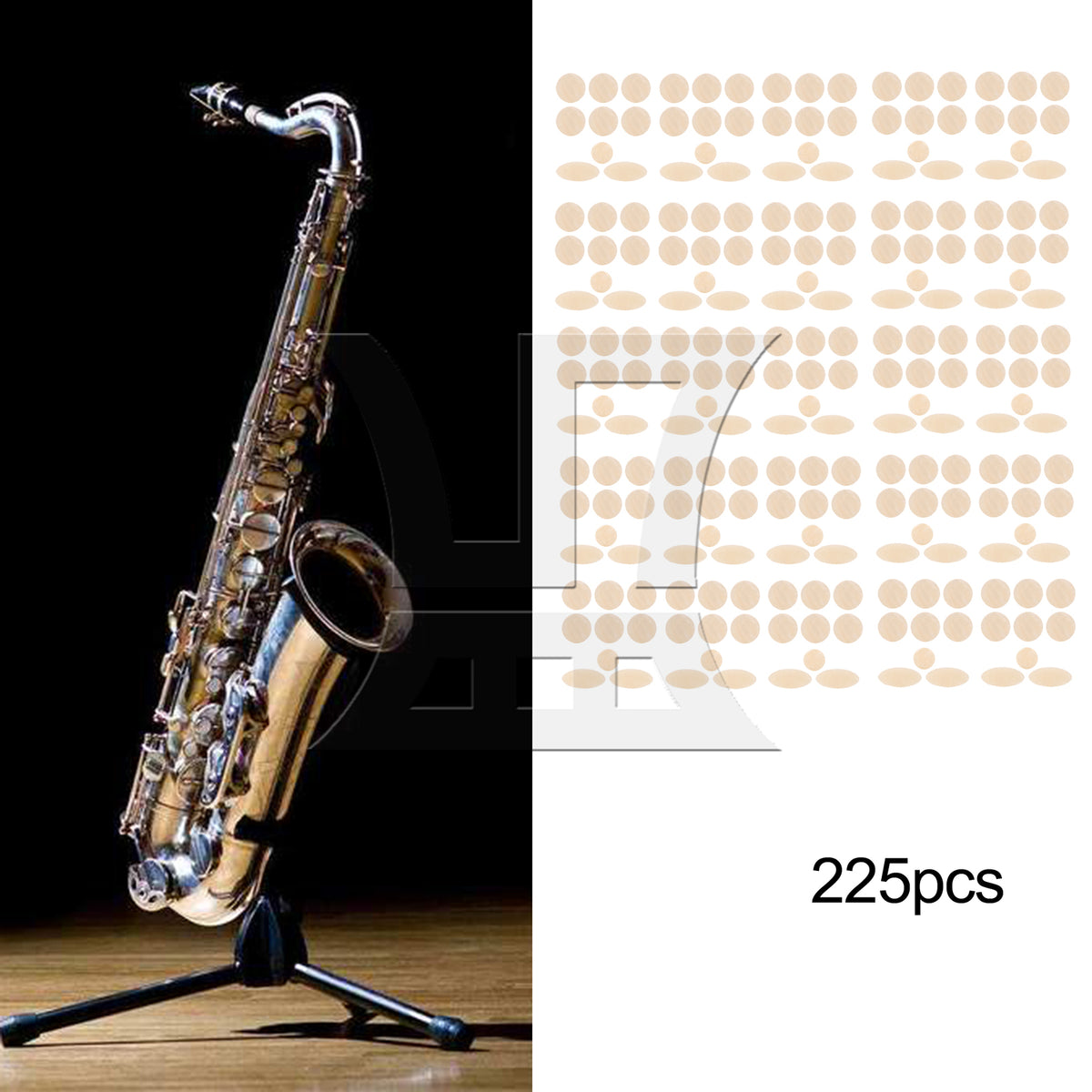 BQLZR Alto Tenor Soprano Saxophone Key Buttons Pearl Round & Oval Inlays Set of 2