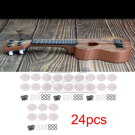BQLZR 1 Set Of 24-Piece Guitar Machine Head Button Set, Finely Made, Used For Electric Guitar