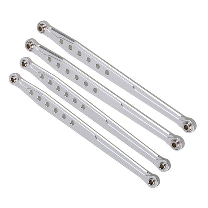 BQLZR SCX0007S Silver Alloy Suspension Link Replacement for AXIAL RC1:10 Mode