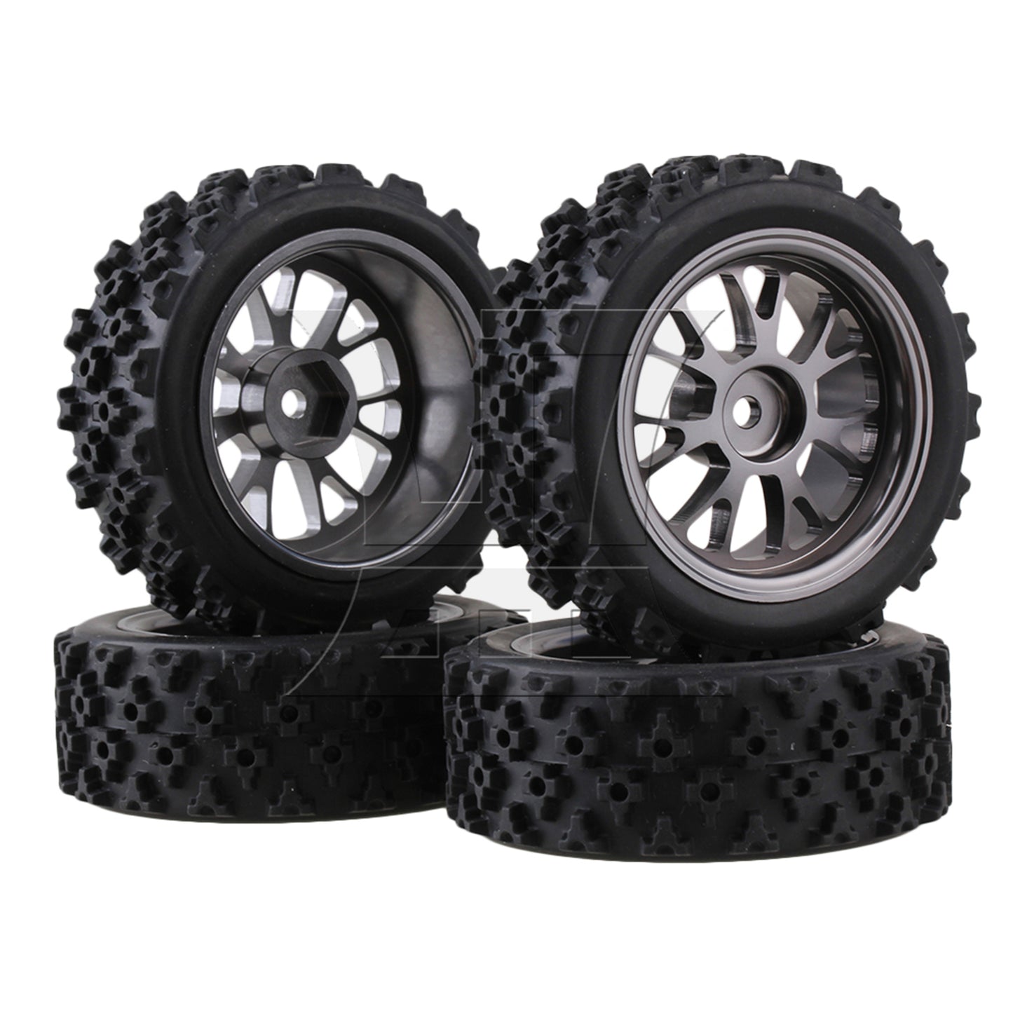 BQLZR RC 1:10 On Road Y-Shaped Wheel Rim 50008T 0.47" Inner Dia Titanium