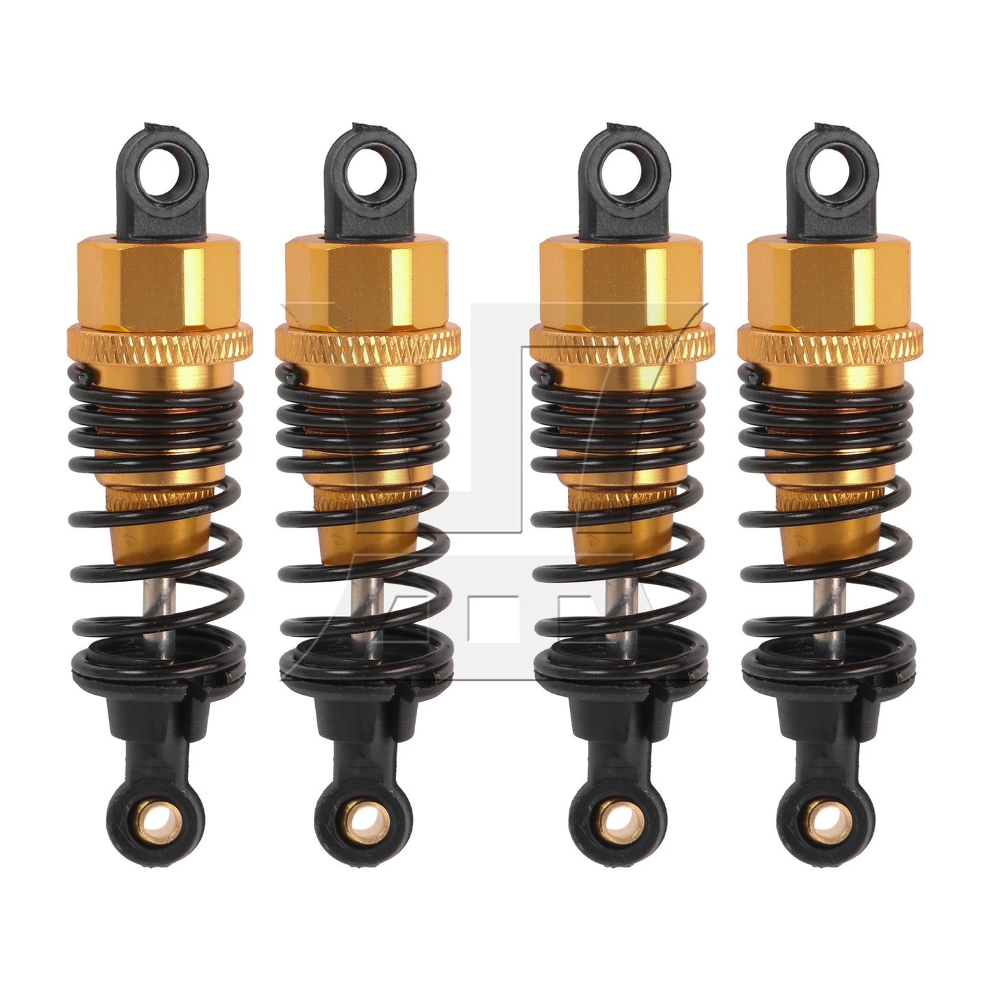 BQLZR 2pcs Upgrade Parts 102004Y RC1:10 Shock Absorber Yellow