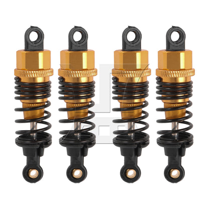 BQLZR 2pcs Upgrade Parts 102004Y RC1:10 Shock Absorber Yellow