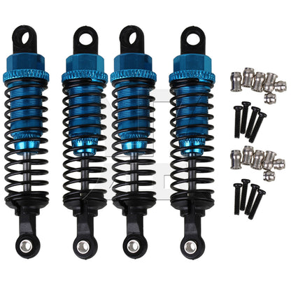 BQLZR 4 x Blue Aluminum A285004 Shock Absorber for RC 1:16 Car Upgrade Parts