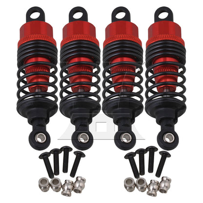 BQLZR 4x BQLZR Red Alloy RC1:10 On Road Car Shock Absorber for HPI RS4 SPORT3