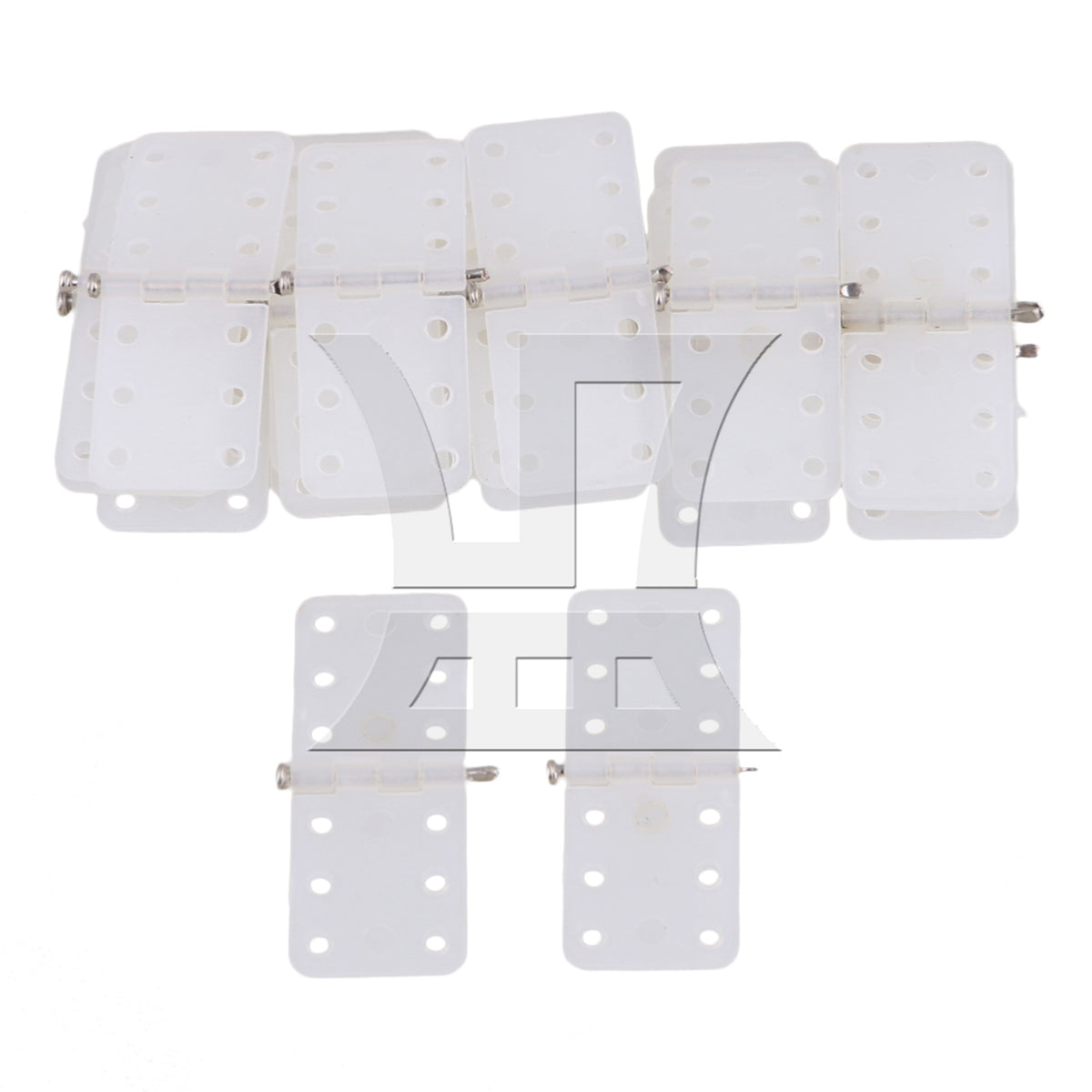 BQLZR Beige DIY Remote Control RC Airplane pinned Hinges 2.5x1.1cm Spare Parts